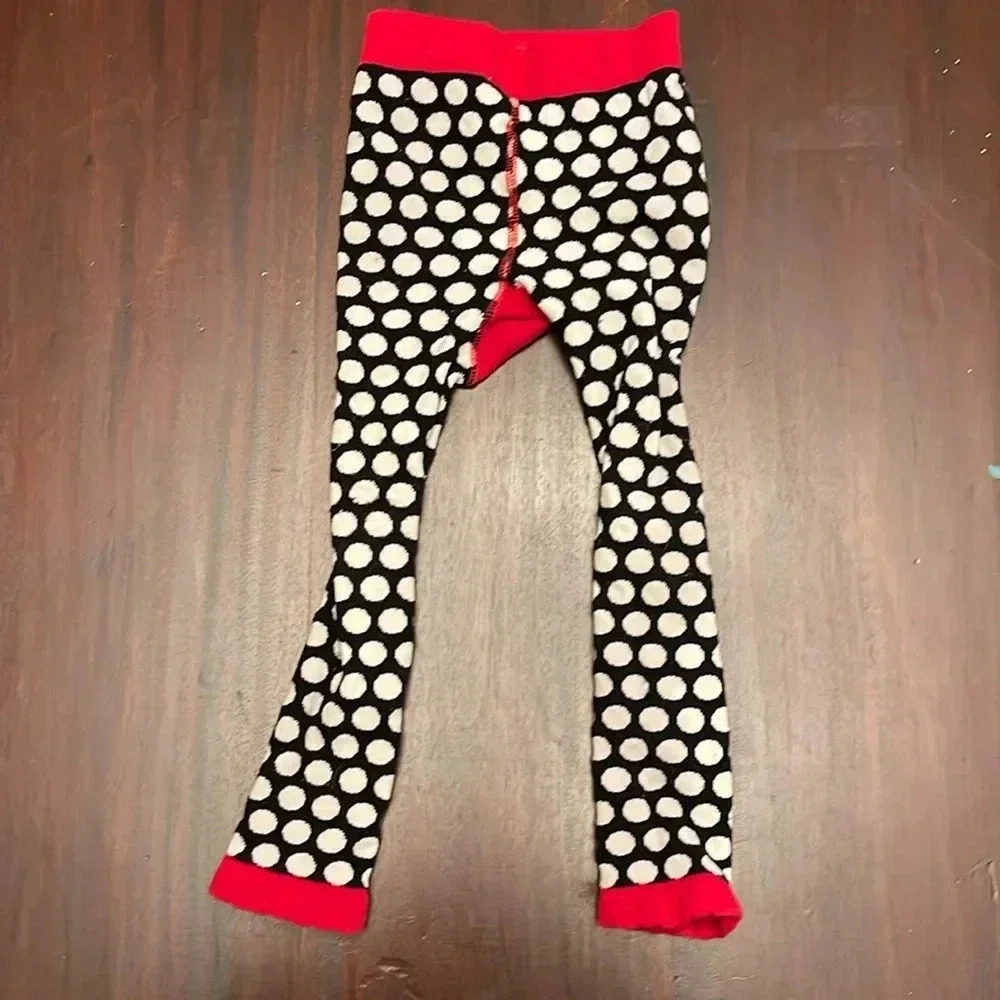 Lazy One Bear Cheeks black and white spots size 4T